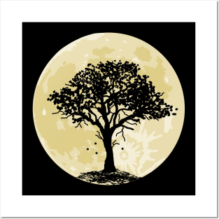 Moon Tree Posters and Art